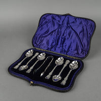 LEE & WIGFULL Louis Sterling Sugar Spoon And Tongs Set 7pcs