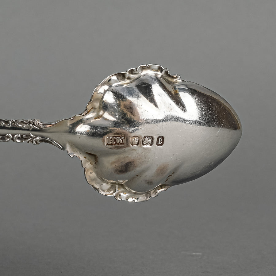 LEE & WIGFULL Louis Sterling Sugar Spoon And Tongs Set 7pcs