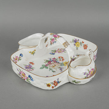 HAMMERSLEY Floral Berry Server 3 Pieces W10"xD12"