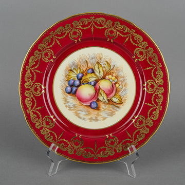 AYNSLEY D.Jones Orchard Fruit 8205 Dinner Plates Set of 3