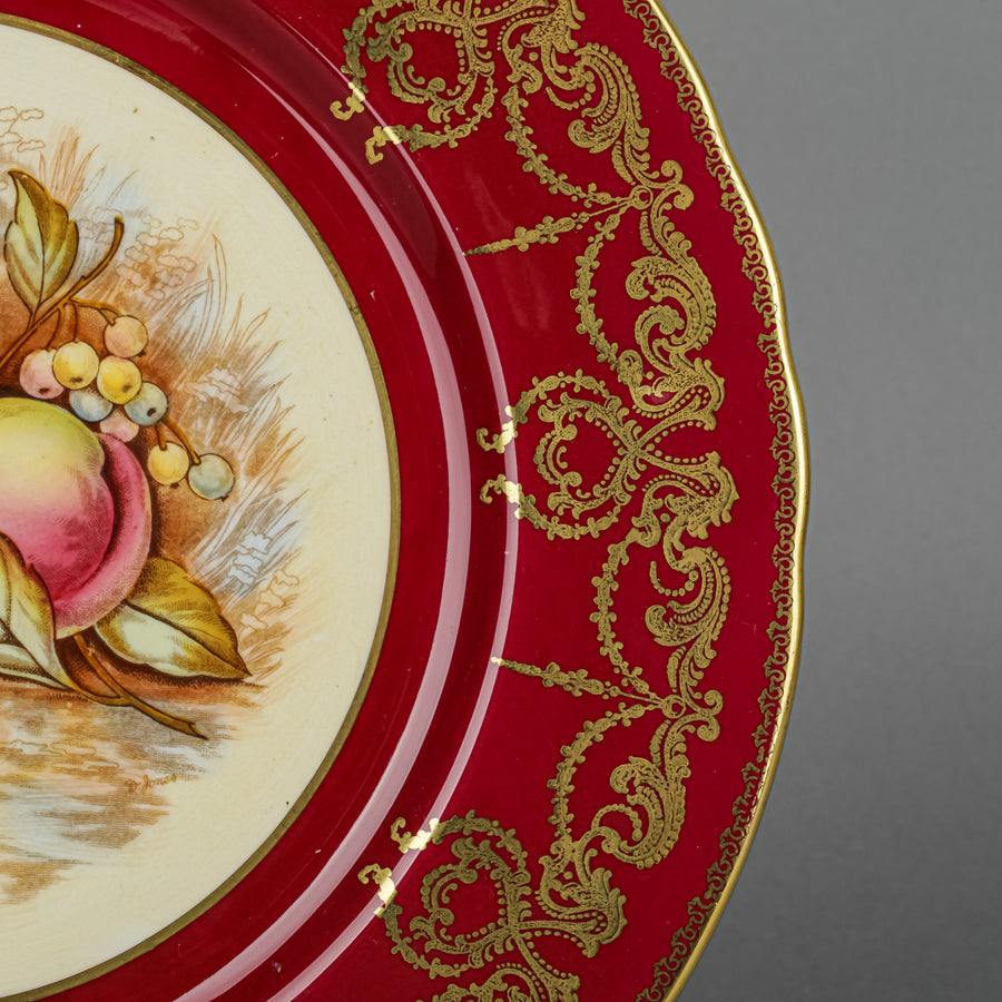 AYNSLEY D.Jones Orchard Fruit 8205 Dinner Plates Set of 3