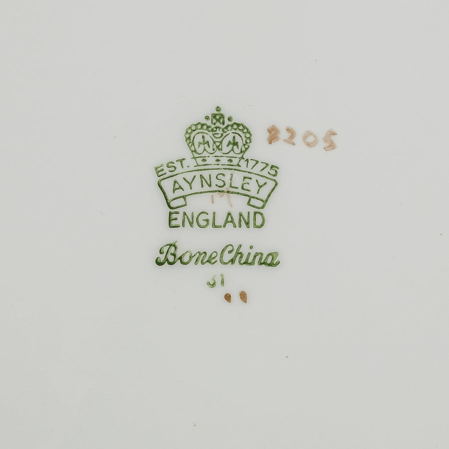 AYNSLEY D.Jones Orchard Fruit 8205 Dinner Plates Set of 3