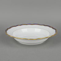 MEISSEN Cobalt & Gold Edge Soup Plates Set of 11