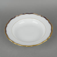 MEISSEN Cobalt & Gold Edge Soup Plates Set of 11