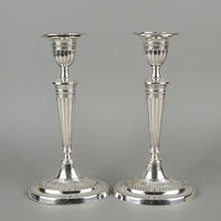FORDHAM & FAULKNER 925 Sterling Candlesticks Set Of 2