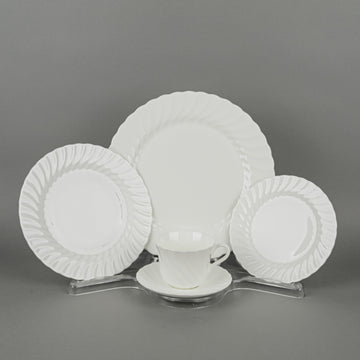 WEDGWOOD Candlelight White 12 Place Settings