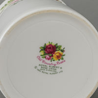 ROYAL ALBERT Old Country Roses Smooth Sided Mugs Set Of 4