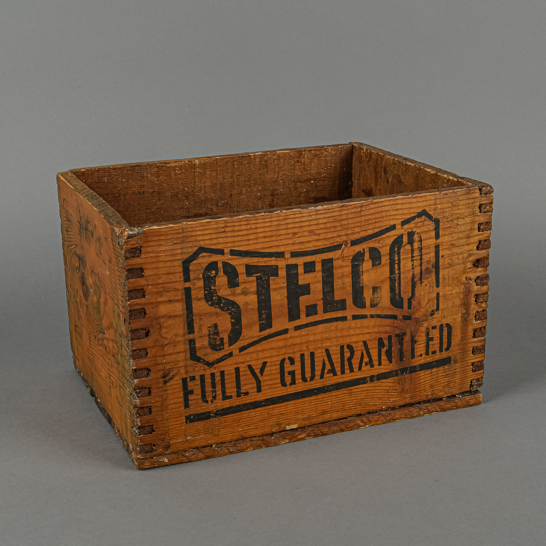 STELCO Wooden Tacks/Nails Crate