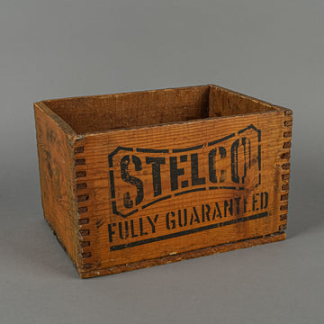 STELCO Wooden Tacks/Nails Crate