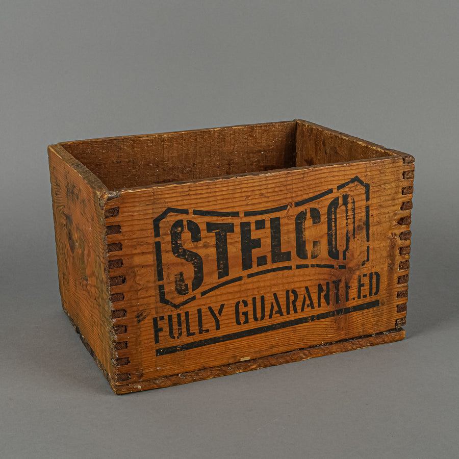 STELCO Wooden Tacks/Nails Crate