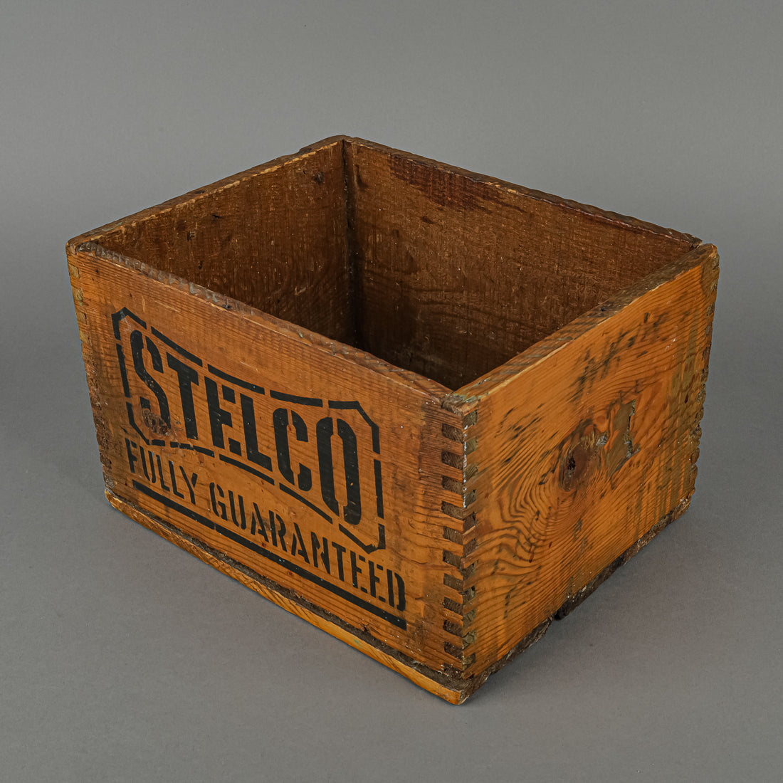 STELCO Wooden Tacks/Nails Crate