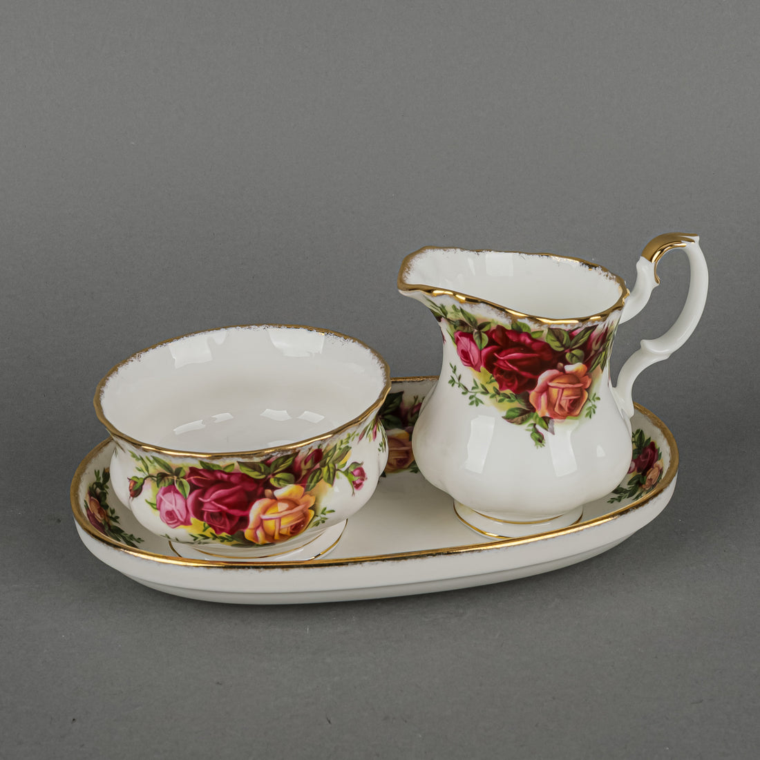 ROYAL ALBERT Old Country Roses Tea & Coffee Service 8 Pieces