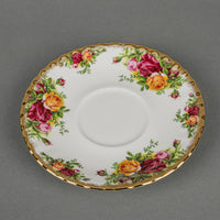 ROYAL ALBERT Old Country Roses Cream Soup & Saucer Set Of 6
