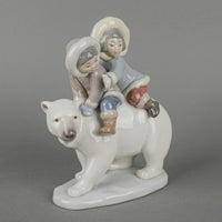 LLADRO Figurine Polar Bear Riders 5353