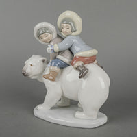 LLADRO Figurine Polar Bear Riders 5353