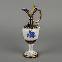 ROYAL DUX Blue Flower Cobalt Ground Mini Ewer 5015/0