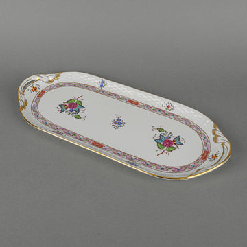 HEREND Chinese Bouquet Full Colour Sandwich Tray