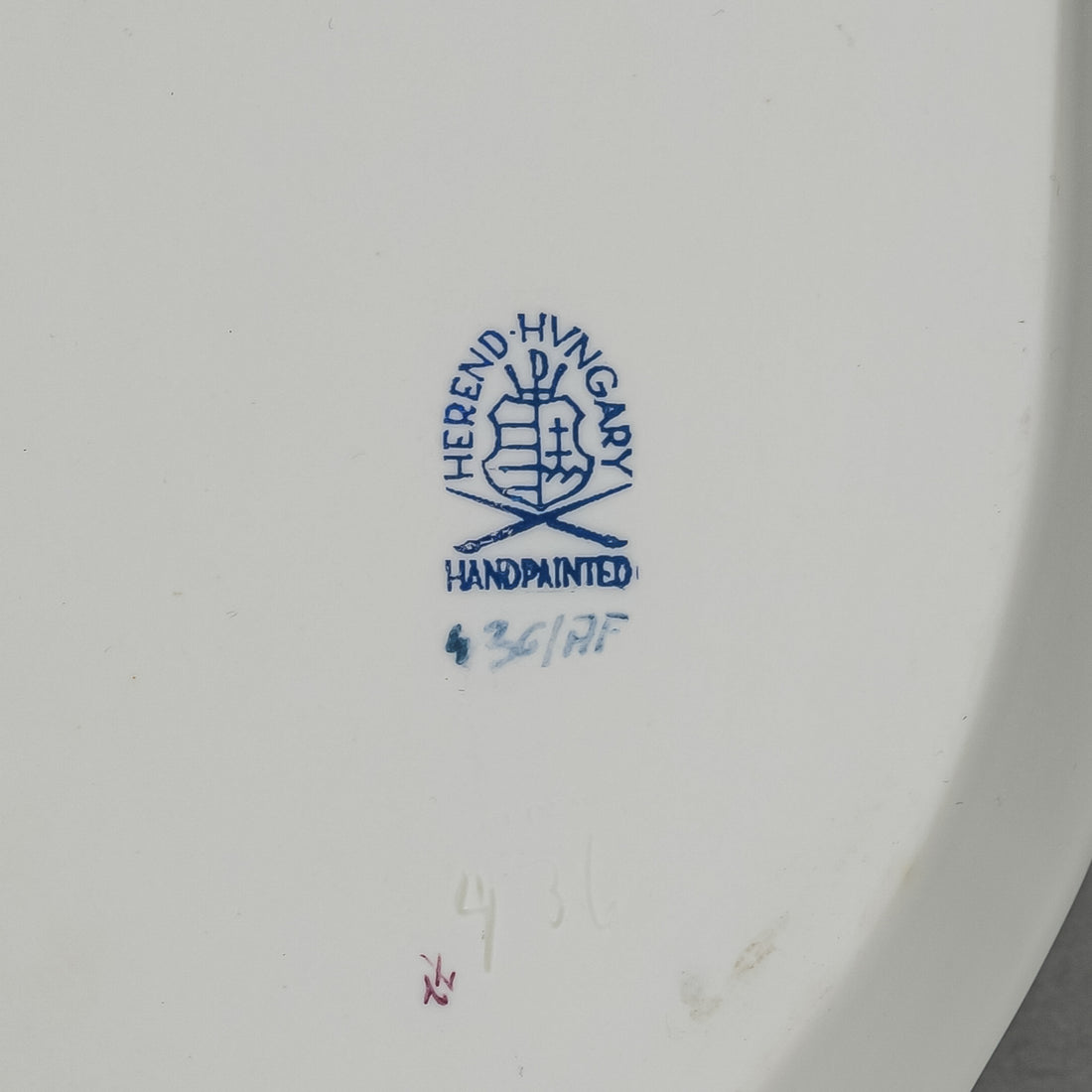 HEREND Chinese Bouquet Full Colour Sandwich Tray