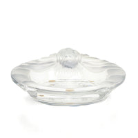 LALIQUE Tete De Lion Ashtray
