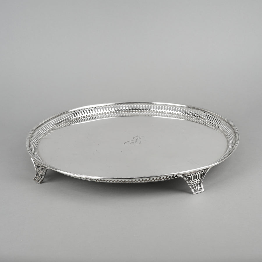 MAPPIN & WEBB Sterling Silver Footed Tray