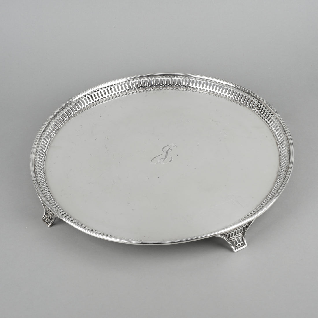 MAPPIN & WEBB Sterling Silver Footed Tray