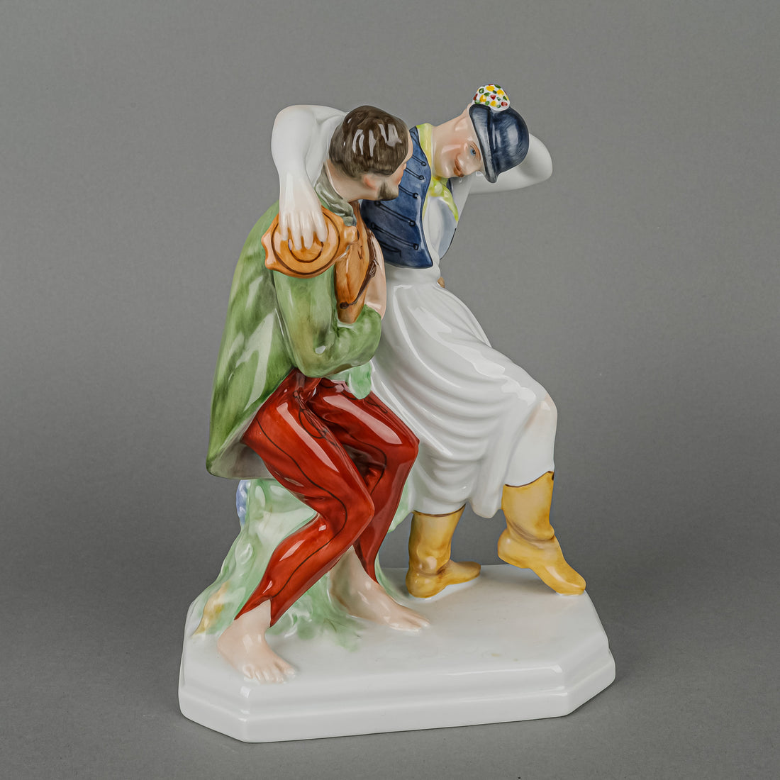 HEREND Figurine Hungarian Men Dancing 5512
