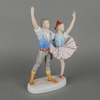 HEREND Figurine Flame Of Paris - Dancing Couple 5866