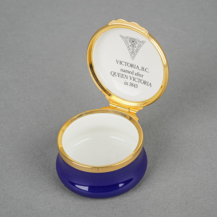 HALCYON DAYS Enamel Box - Victoria BC