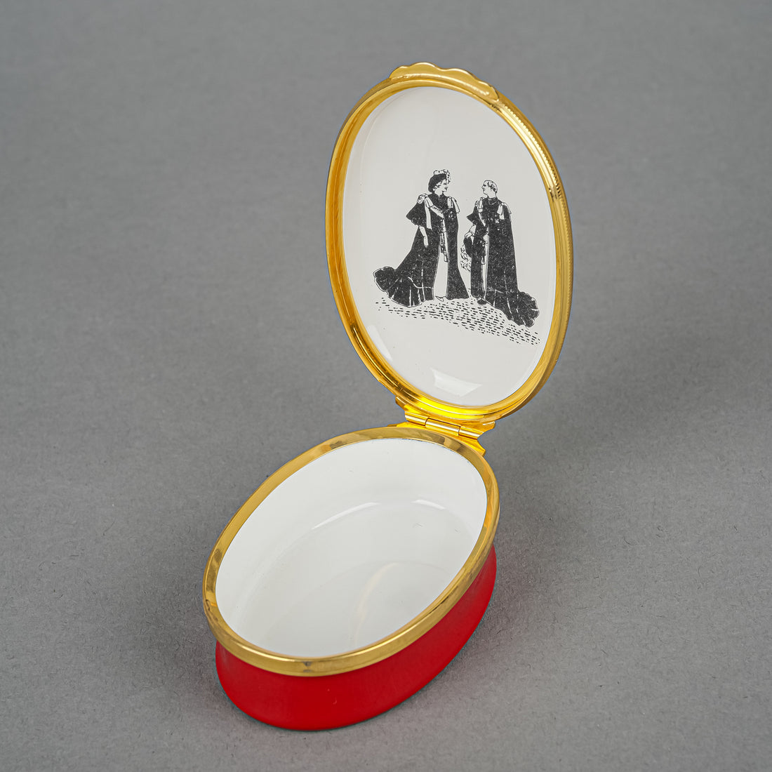 HALCYON DAYS Enamel Box - 1987 40th Anniversary
