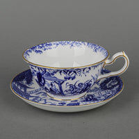ROYAL CROWN DERBY Mikado Cup & Saucer - Low Wide Cup