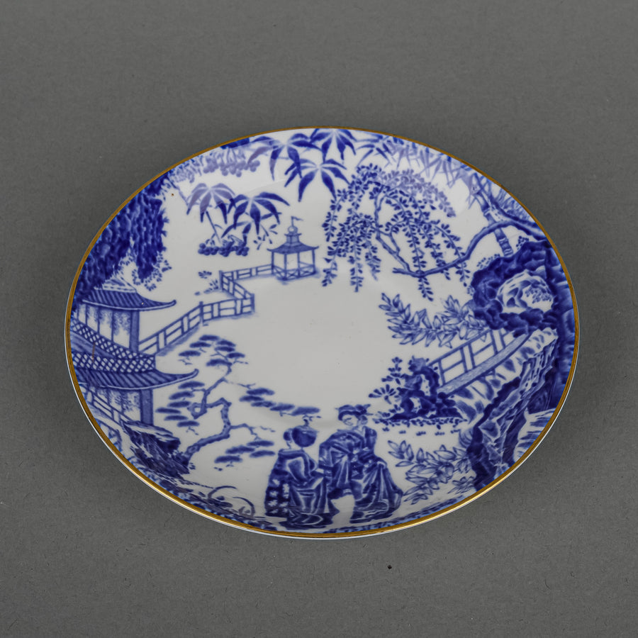 ROYAL CROWN DERBY Mikado Cup & Saucer - Low Wide Cup