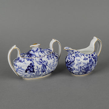 ROYAL CROWN DERBY Mikado Cream And Covered Sugar