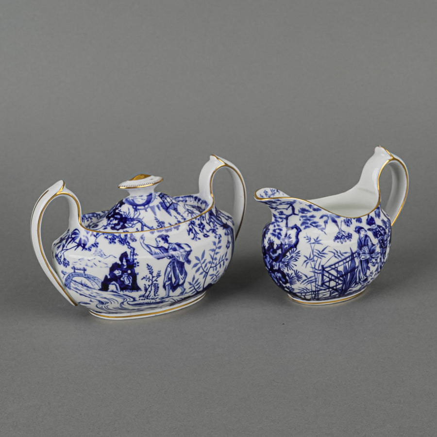 ROYAL CROWN DERBY Mikado Cream And Covered Sugar