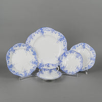 SHELLEY Dainty Blue 22 Pieces