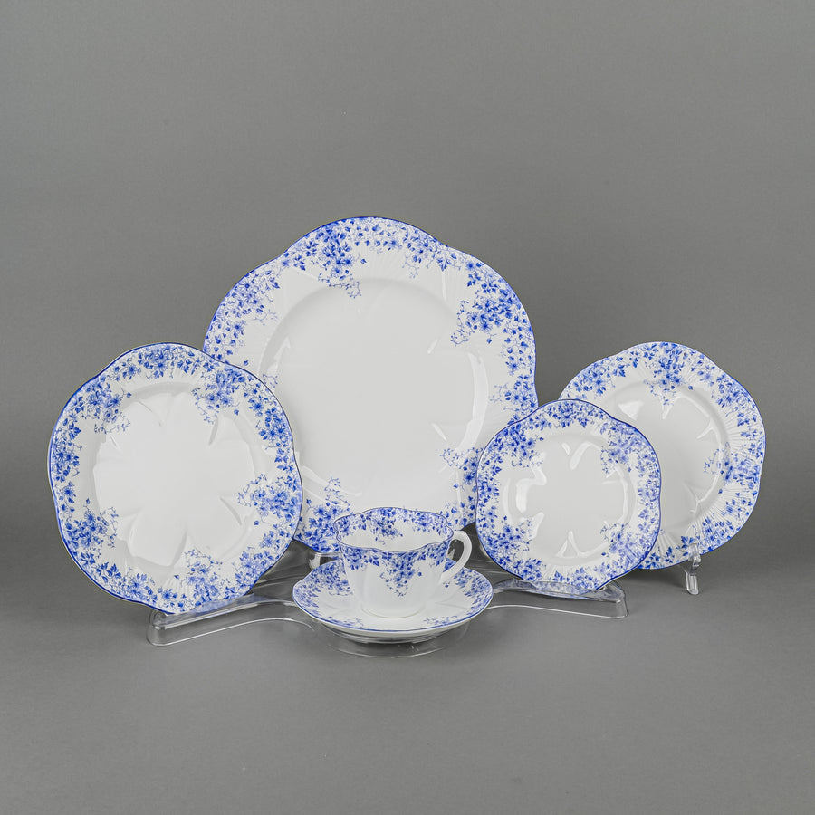 SHELLEY Dainty Blue 22 Pieces