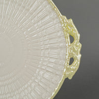BELLEEK Limpet Yellow Cake Plate