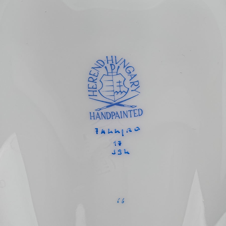HEREND Rothschild Bird Shell Dish 7444