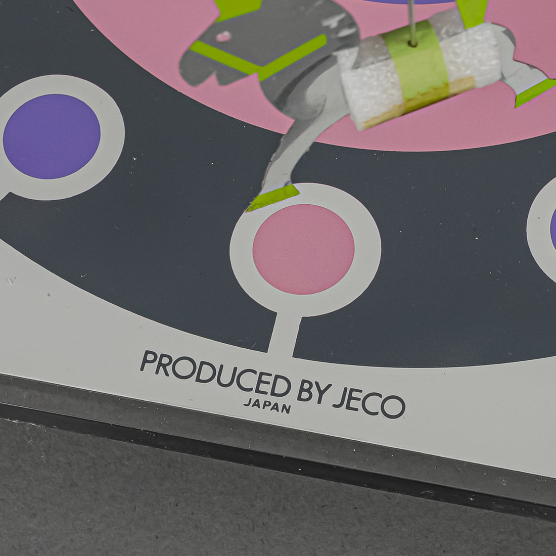 PRODUCED BY JECO Merry Go Round Kinetic Action Clock