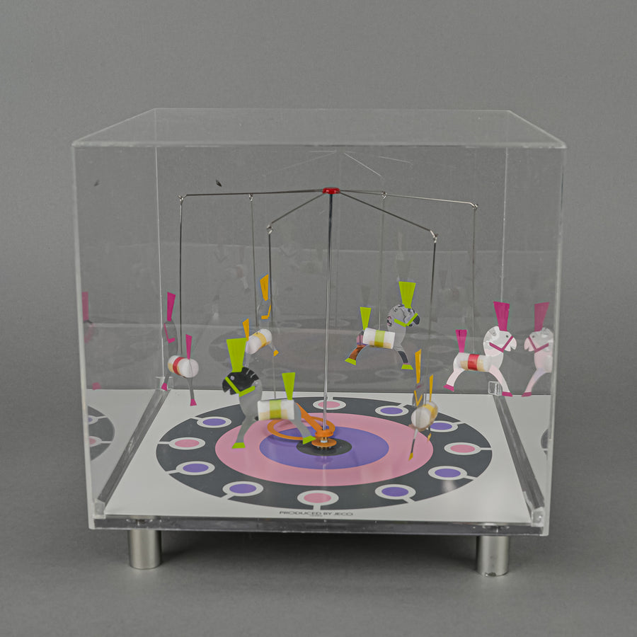 PRODUCED BY JECO Merry Go Round Kinetic Action Clock