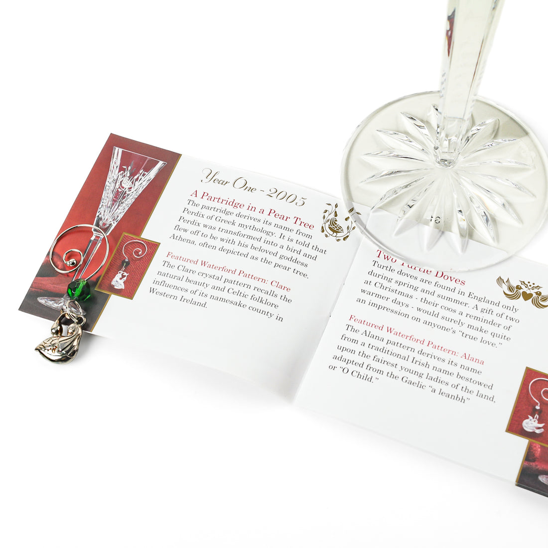 WATERFORD 12 Days Of Christmas Partridge Flute