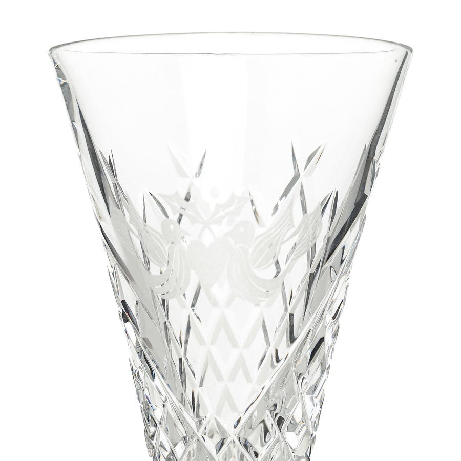 WATERFORD 12 Days Of Christmas Turtle Doves Flute