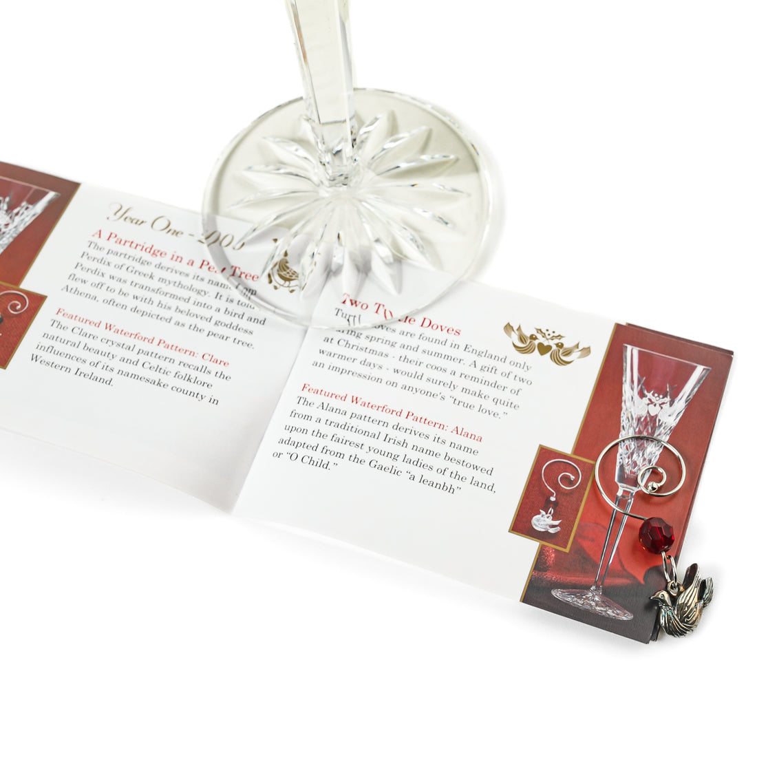 WATERFORD 12 Days Of Christmas Turtle Doves Flute