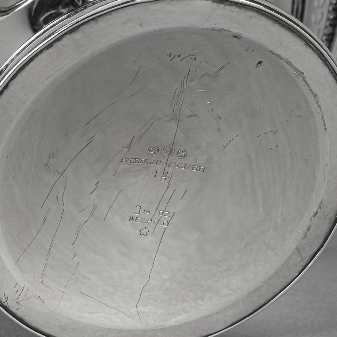 WATSON CO Sterling Pierced Comport