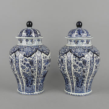 BOCH R SPHINX Delfts Ginger Jars Set/2
