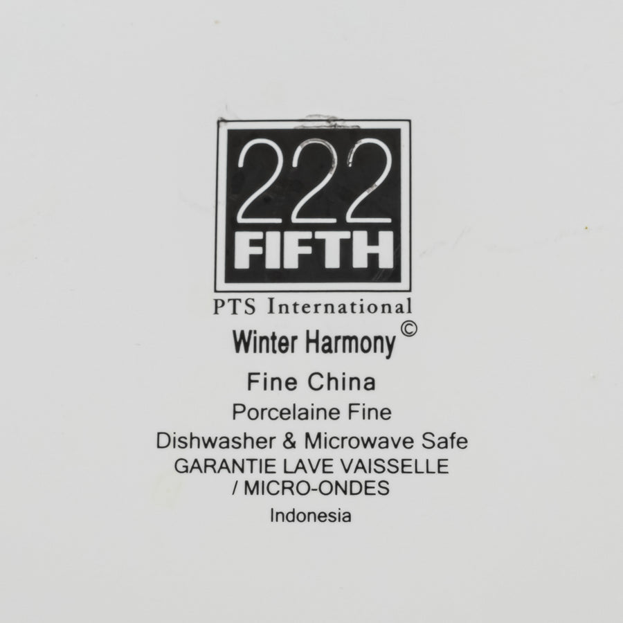 222 5TH Winter Harmony Dishes
