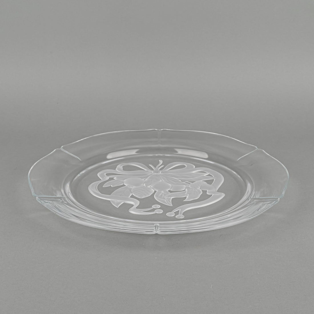 TIFFANY & CO Tiffany Holiday Crystal Charger/Platter