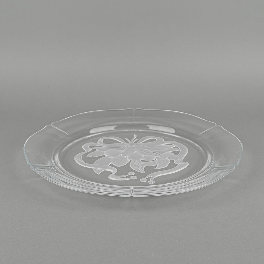 TIFFANY & CO Tiffany Holiday Crystal Charger/Platter