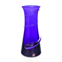 J SVOBODA KARLOV Cobalt Art Glass Vase