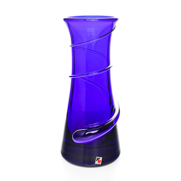 J SVOBODA KARLOV Cobalt Art Glass Vase