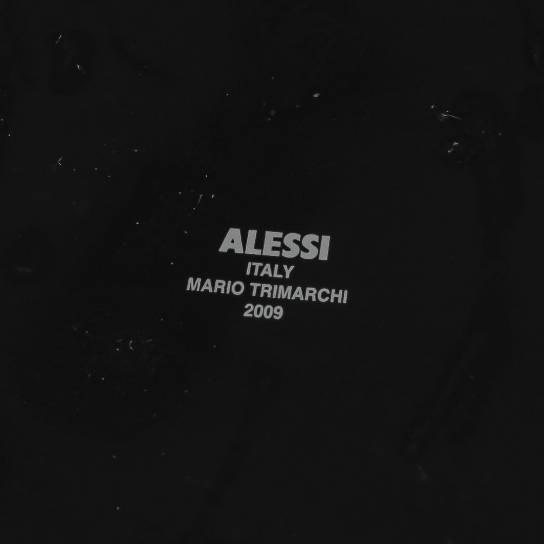 ALESSI Mario Trimarhi LA STANZA DELLO SCIROCCO Bowl Black